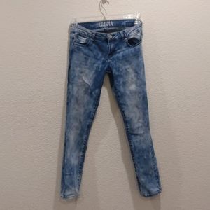 dELiA*s Acid Washed Olivia Skinny Jeans